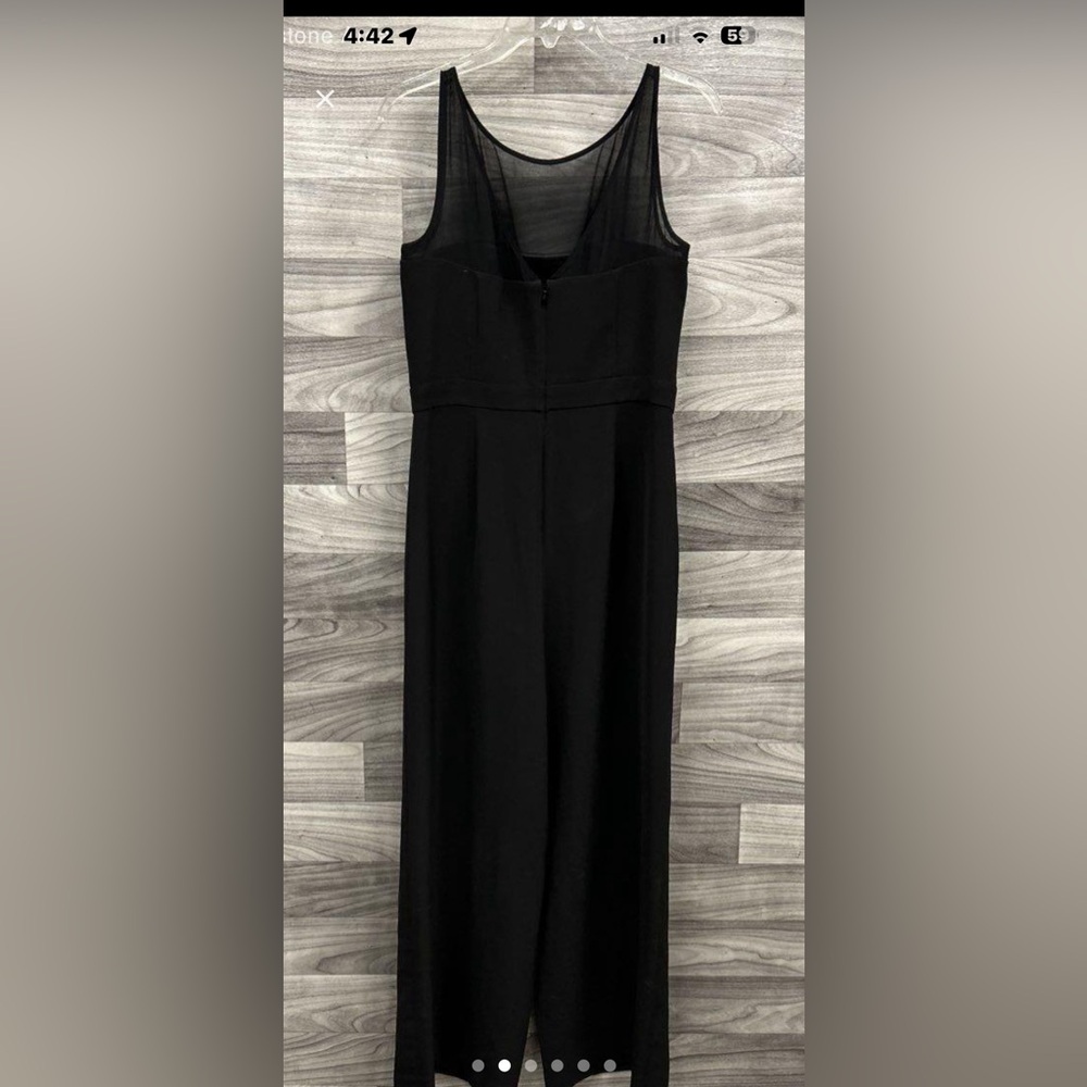 White House Black Market Black Jumpsuit; NWT